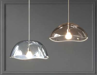 现代玻璃吊灯3D模型下载